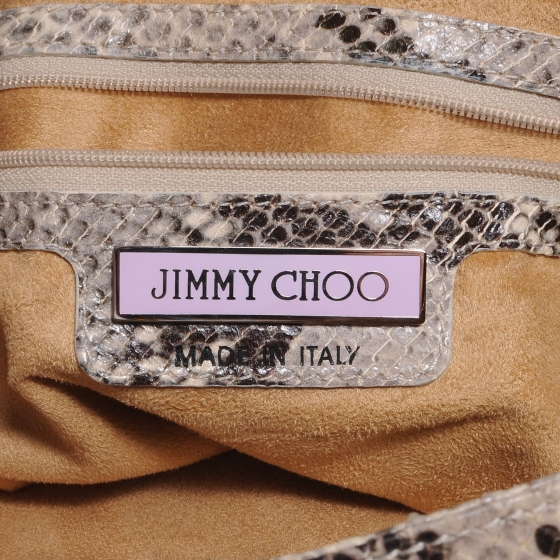 Jimmy Choo Logo Tassel Patent Clutch Crossbody Shoulder