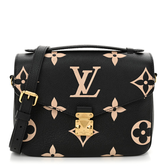 LOUIS VUITTON Empreinte Monogram Giant Pochette Metis Black