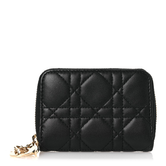 年末のプロモーション大特価！ CHRISTIAN DIOR Lambskin Cannage Small Lady Dior Voyageur 小物