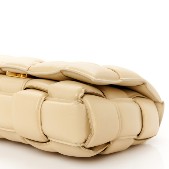 BOTTEGA VENETA Lambskin Maxi Intreccio Padded Chain Cassette