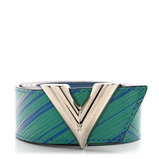 LOUIS VUITTON Epi 30mm LV Twist Belt 80 32 Multicolor
