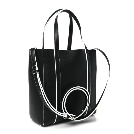BALENCIAGA Smooth Calfskin Logo Double Sided XXS Everyday