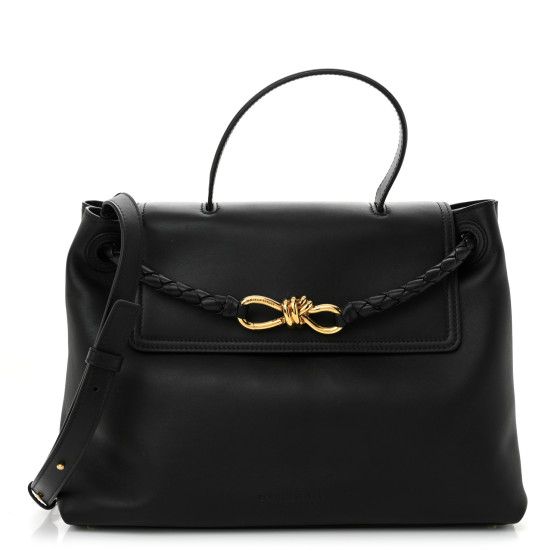 BOTTEGA VENETA Silky Calfskin Medium Ciao Ciao Black 1651213