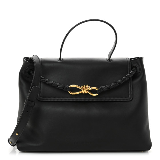 BOTTEGA VENETA Silky Calfskin Medium Ciao Ciao Black 1652217
