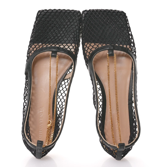 靴 Bottega Veneta flats BOTTEGA VENETA Black Leather Intrecciato Cap Toe Ballet