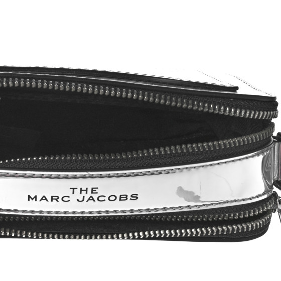 MARC JACOBS Metallic Calfskin Gen Z Snapshot Camera Bag