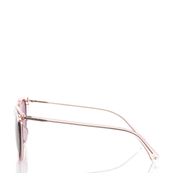 【値下げ】美品CHANEL 5448-A キャットアイサングラス CHANEL Acetate Pantos Cat Eye Sunglasses 5448-A Pink 1254485