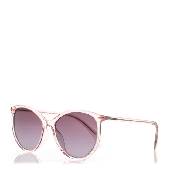 【値下げ】美品CHANEL 5448-A キャットアイサングラス CHANEL 5448-A c.1651/S5 Sunglasses Pink Brown Cat Eye Used
