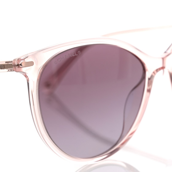 【値下げ】美品CHANEL 5448-A キャットアイサングラス CHANEL Acetate Pantos Cat Eye Sunglasses 5448-A Pink 1254485