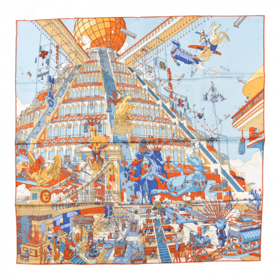 エルメス LA LEGENDE DU CHEVAL A PLUMESカレスカーフ La Legende du Cheval a Plumes scarf 90 | Hermès Australia