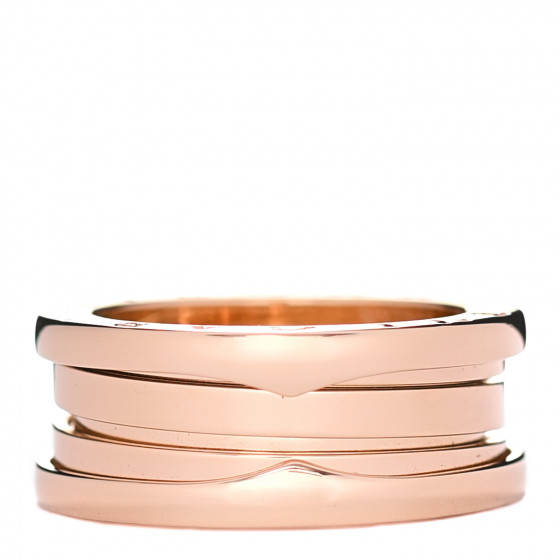 福袋 公式 Rose 18K BULGARI Gold 1022693 52 Ring Three-Band B.Zero1 アクセサリー