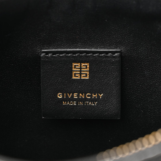 GIVENCHY Coated Canvas Logo 4G Embossed Small Moon Cut Out
