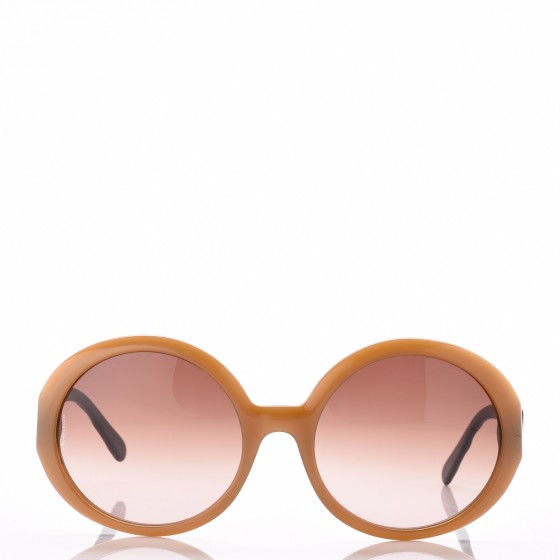 【美品】CHANEL sunglasses BROWN matelasse CHANEL 5492 Sunglasses