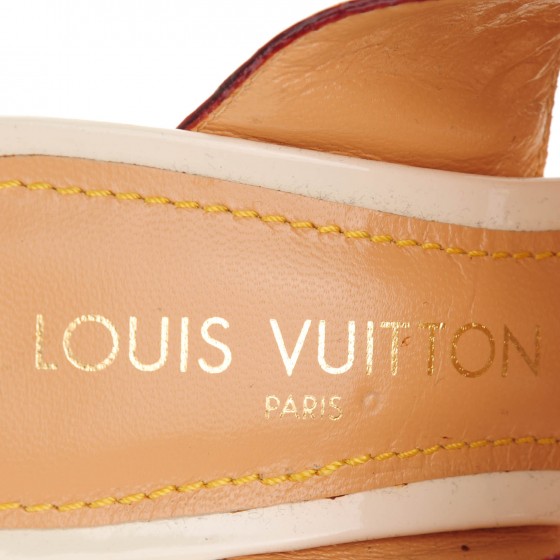 LOUIS VUITTON パールホワイト シルクミュール ルイ・ヴィトン新作シューズ“LV ツイストロック”が煌めくレザー