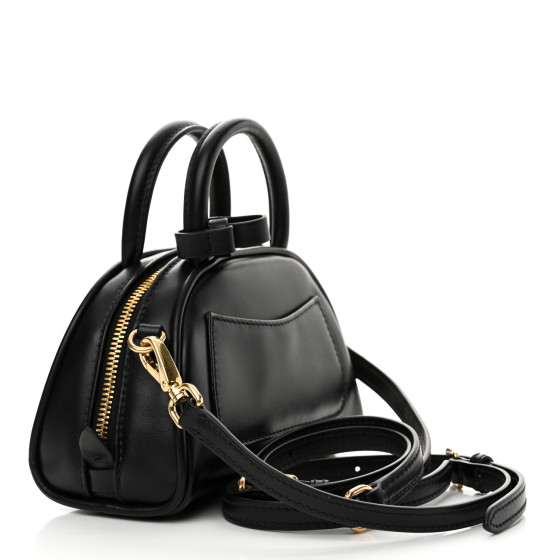 MIU MIU Soft Calf Mini Bag Black 1576472 | FASHIONPHILE
