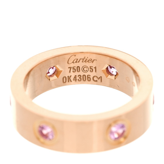 アクセサリー Cartier LOVE RING Cartier Love ring in 18k yellow gold sz 57 6.46 grams SEE