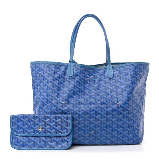 GOYARD Goyardine Saint Louis PM Sky Blue 1692923 | FASHIONPHILE