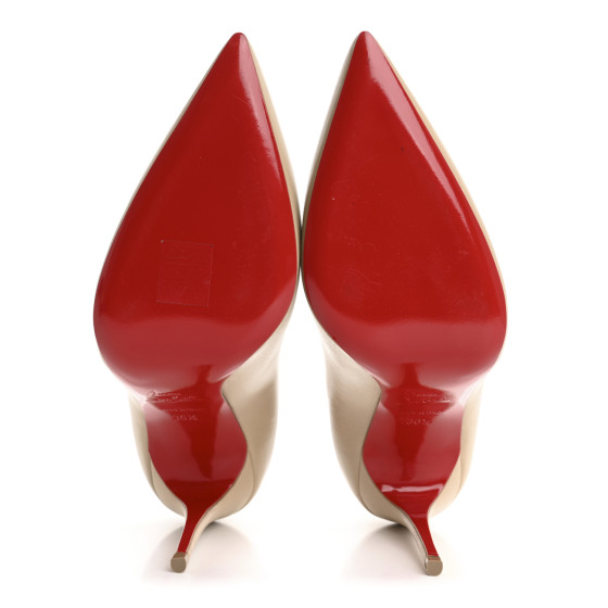 CHRISTIAN LOUBOUTIN Nappa Kate 100 Pumps 36.5 Nude 1699803