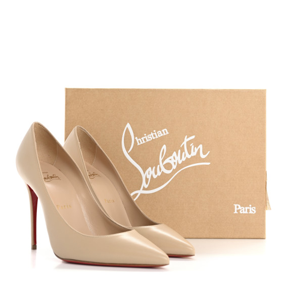 ルブタン　ヌード　36.5　Kate CHRISTIAN LOUBOUTIN Nappa Kate 100 Pumps 36.5 Nude 1699803