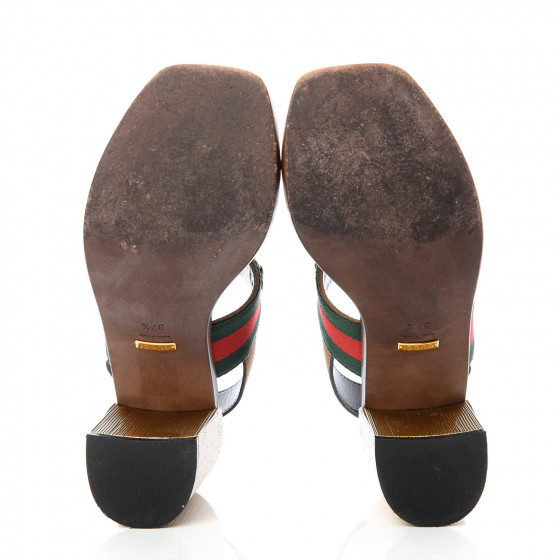 GUCCI ベージュ スエード ミュール GUCCI Lady Horsebit metallic textured-leather sandals | NET