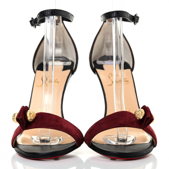 CHRISTIAN LOUBOUTIN Pony Hair Leopard Print Stanisandal 100