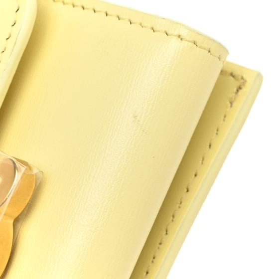 ✨未使用品✨★ CELINE ★ Vintage ★ yellow wallet Celine Bifold Wallet Vintage Yellow Leather Vintage Luxury