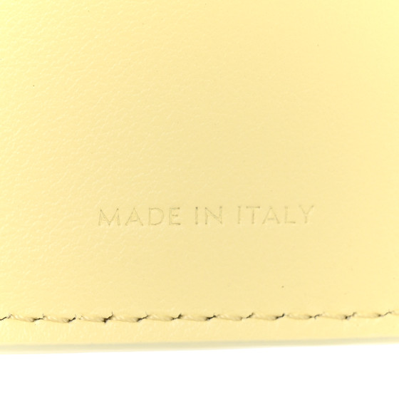 CELINE Shiny Smooth Calfksin Triomphe Compact Wallet Soft
