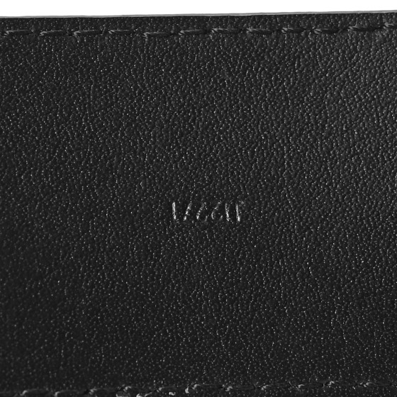 LOUIS VUITTON Epi LV Initiales Belt 110 44 Black 1201074
