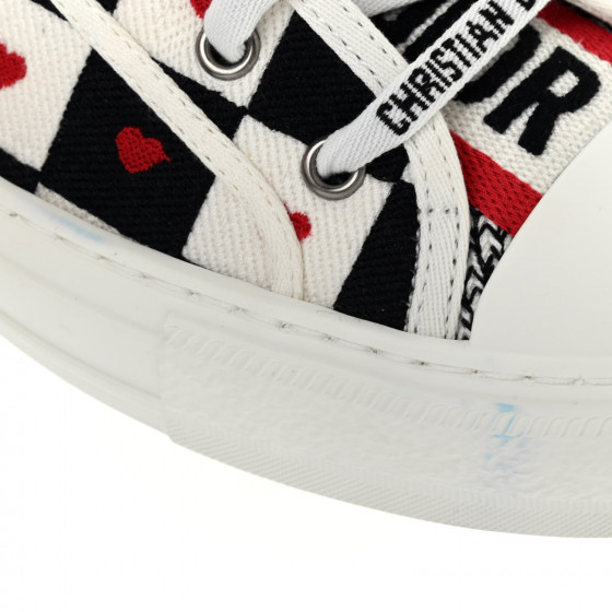 CHRISTIAN DIOR Canvas Dioramour Walk'N'Dior Low Top Sneakers