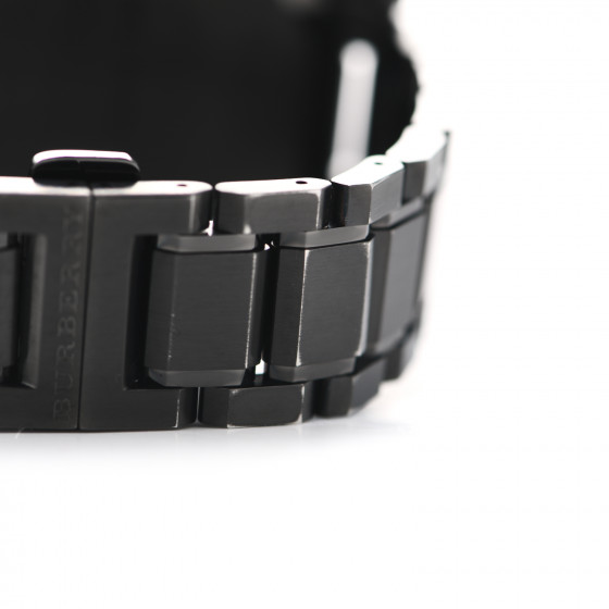 【稼働】 BURBERRY BU7854 GMT 黒文字盤 腕時計 ブラック Burberry watch BU9354 Gents Black Dial CHRONOGRAPH The City