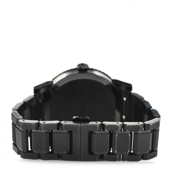 【稼働】 BURBERRY BU7854 GMT 黒文字盤 腕時計 ブラック Burberry GMT Black Dial 100m Quartz 42mm Mens Watch, BU7854
