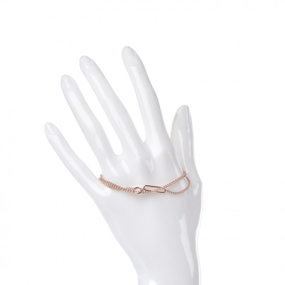 HERMES 18K Rose Gold Echappee Bracelet SH 668837 | FASHIONPHILE