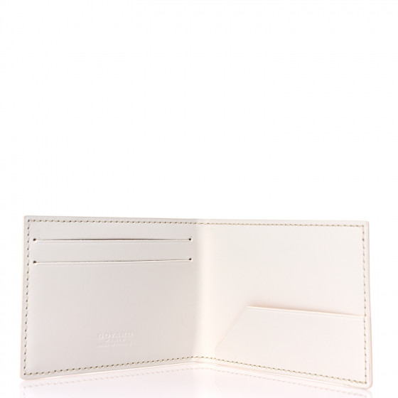 Goyard(ゴヤール)Victoire Wallet White GOYARD Goyardine Insert Victoire Card Wallet White 1082600