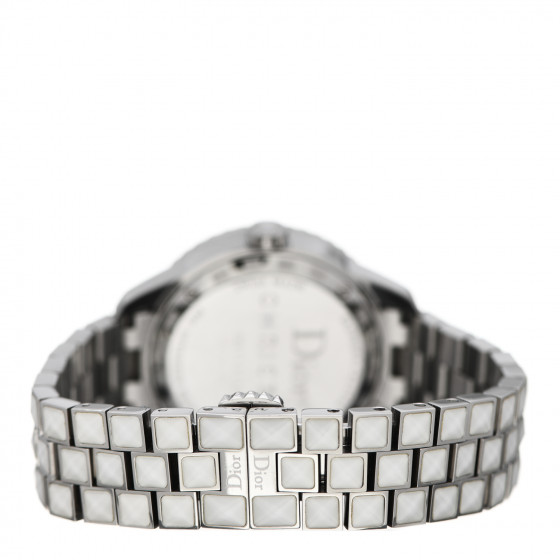 DIOR ディオール CHRISTIAN DIOR Stainless Steel Diamond Sapphire 33mm