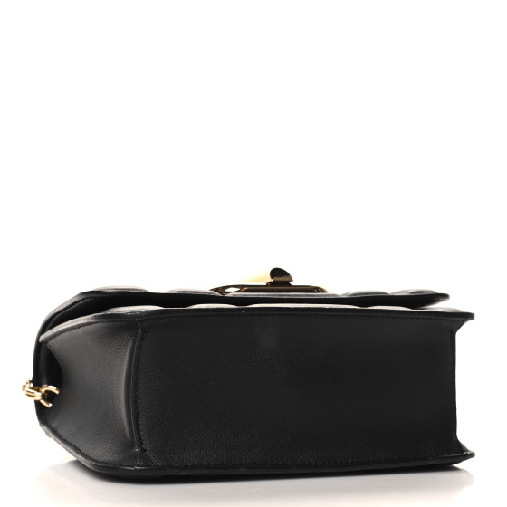 SALVATORE FERRAGAMO Calfskin Quilted Mini New Gancini