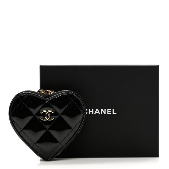 CHANELハート型ストーン付き黒バレッタ（入手困難） 210.jpg