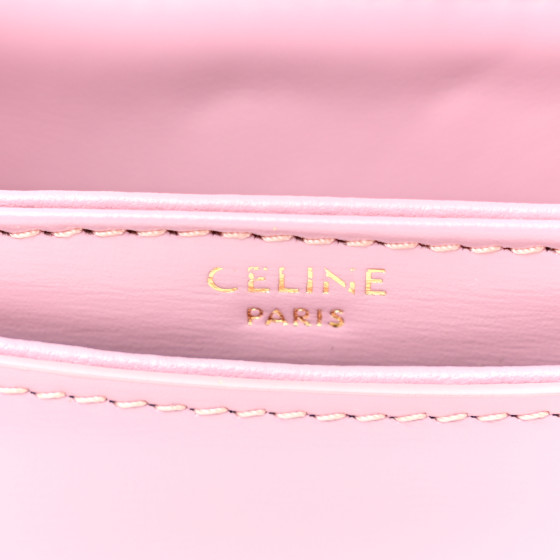 【限定数量】 Celine Mini Besace Clea in Shiny Calfskin Petal MINI BESACE CLEA in SHINY CALFSKIN - PETAL | CELINE