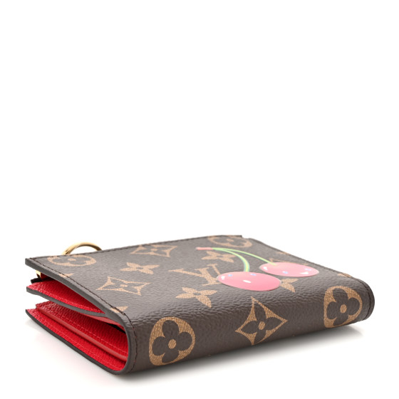 LOUIS VUITTON LV X TM Monogram Cerises Lisa Wallet 1656027