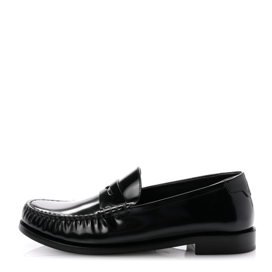 【ファッション通販】の商品をすべて LAURENT SAINT Glazed 41 Slippers Penny Loafer Le Calfskin 靴
