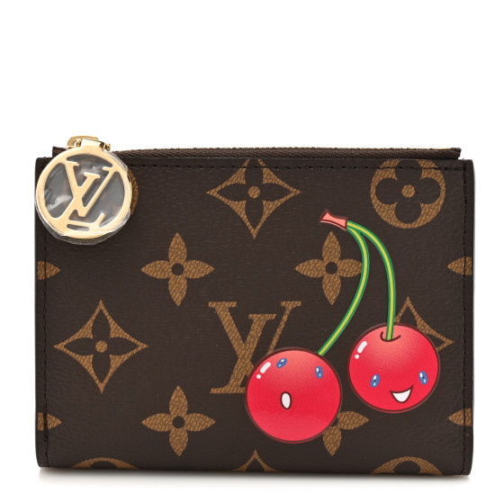 LOUIS VUITTON LV X TM Monogram Cerises Lisa Wallet 1656027