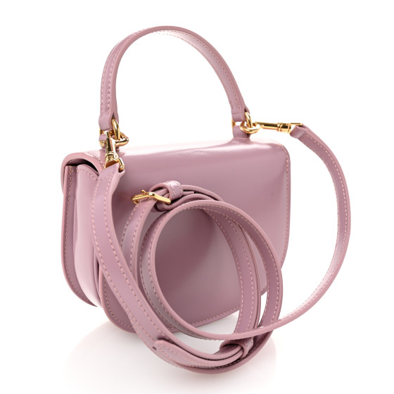 【限定数量】 Celine Mini Besace Clea in Shiny Calfskin Petal CELINE Shiny Calfskin Triomphe Mini Besace Clea Petal