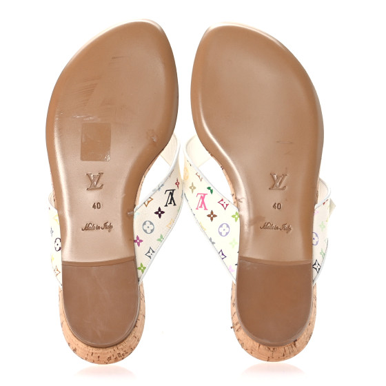 靴 Vintage Louis Vuitton Multicolor sandals Louis Vuitton Multicolor Sandals for Women for sale | eBay