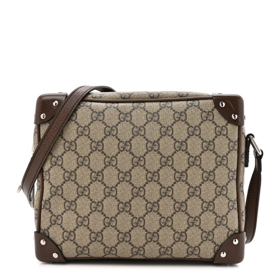 ハンドバッグ GUCCI Gucci Handbags Women Fabric Beige/Ebony Gucci Beige/Ebony GG Coated Canvas Joy Large Shoulder Bag