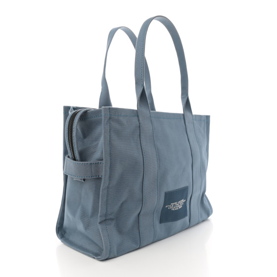 MARC JACOBS Canvas Large Summer Tote Bag Blue Shadow 1654471