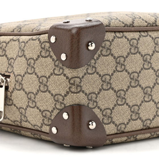 GUCCI バッグ GUCCI Ophidia Small $1790 Beige And Ebony GG Canvas
