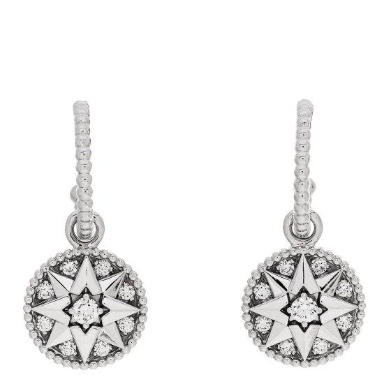 Christian Dior  Rose des Vents ピアス WG Rose des Vents Single Earring Yellow Gold, Diamonds and