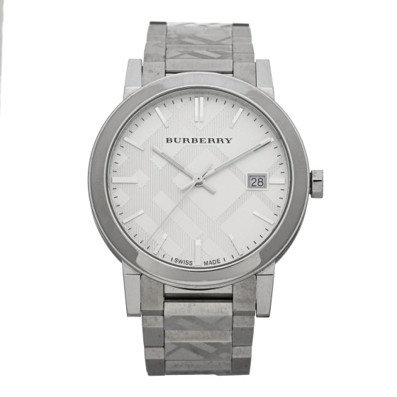 BURBERRY Stainless Steel 38mm The City Quartz Watch BU9037 1343719 ...