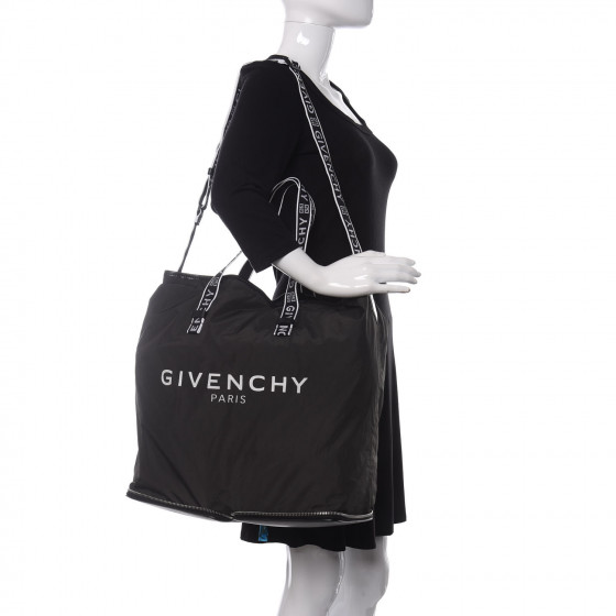 GIVENCHY Nylon Light 3 Foldable Tote Black 743335 | FASHIONPHILE