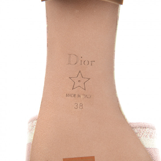 CHRISTIAN DIOR Cotton Toile De Jouy Embroidered Dway 50mm