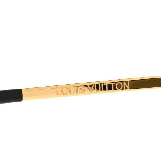 LOUIS VUITTON Acetate Swimming Pool Sunglasses Z1124W Black